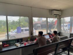 Pos Pelayanan Ops Ketupat Polresta Palangka Raya Siaga di Tiga Jalur Utama Arus Balik Lebaran