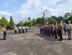 Polresta Palangka Raya Konsolidasikan Tugas Sepanjang Hari dengan Gelar Apel Sore