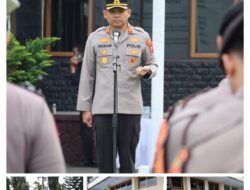 Halal Bihalal Polres Kuningan, Kapolres Kuningan Bersama Personel dan Jajarannya