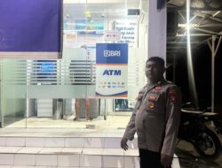 Pasca Lebaran, Polsek Bukit Batu Tinjau ATM BRI Unit Tangkiling