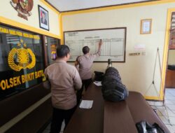 Polsek Bukit Batu Rutin Periksa Sarana Penjagaan