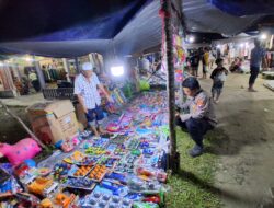 Hampiri Pasar di Takaras, Personel Polsek Rakumpit Lakukan Patroli Dialogis dengan Warga