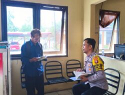 Tumbuhkan Budaya Literasi di Warga, Polsek Sabangau Laksanakan Program Bajaka Presisi