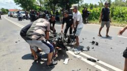Tragis! Tabrakan Dua Motor di Kapuas Renggut Dua Nyawa 