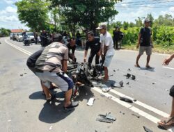 Tragis! Tabrakan Dua Motor di Kapuas Renggut Dua Nyawa 