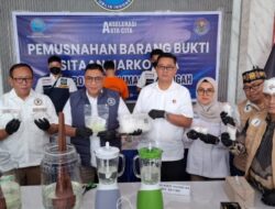 BNN Kalteng Musnahkan 1,7 Kg Sabu dan Ratusan Pil Ekstasi Hasil Pengungkapan Kasus di Kotim