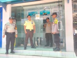 Pasca Lebaran, Polsek Bukit Batu Tinjau Keamanan di Kantor BRI Unit Tangkiling