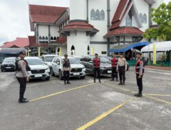 Jaga Keamanan Ibadah Jumat Agung, Polresta Palangka Raya Kerahkan 133 Personel Pam di 44 Gereja 