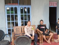 Datangi Warga di Marang, Polsek Bukit Batu Imbau Manfaatkan Layanan Polri 110