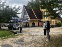 Polresta Palangka Raya Laksanakan Pengamanan Ibadah Paskah di Gereja Sion, Berlangsung Aman dan Lancar