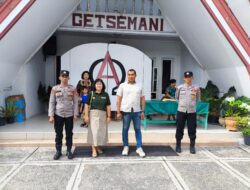 Polresta Palangka Raya Pastikan Pengamanan Ibadah Paskah di Gereja Eklesia Berjalan Kondusif