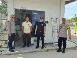 Patroli Kamtibmas Wilkum, Polsek Bukit Batu Sambangi PT. Tip Top Gas Indo