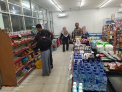 Datangi Retail Modern, Polsek Sabangau Sharing Kamtibmas dengan Kasir