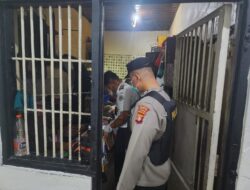 Datangi Rutan Kelas IIA, Polresta Palangka Raya Gelar Razia Bagi Warga Binaan