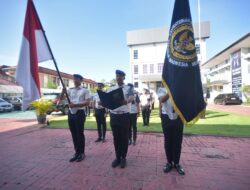 Personil Lapas Kelas II A Selong Hadiri Upacara Pelantikan Anggota Satops Patnal Kanwil Dirjen Pemasyarakatan NTB
