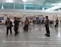 Dengan Patroli Dialogis, Satpamobvit Polresta Palangka Raya Berikan Rasa Aman di Bandara Tjilik Riwut