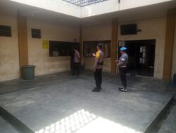 Pastikan Keamanan di Rutan, Pamapta II SPKT Polresta Palangka Raya Laksanakan Kontrol Tahanan