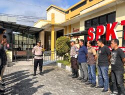 Pastikan Kesiapsiagaan di Mako, Piket Fungsi dan SPKT Polresta Palangka Raya Apel Serah Terima Tugas