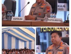 Di Sela Kunker, Kapolresta Ikuti Arahan Kapolda Kalteng kepada Para Personel