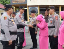 Kapolresta Palangka Raya Sambut Hangat Kunker Kapolda Kalteng dan Rombongan