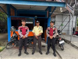 Pantau Ketahanan Pangan, Satsamapta Polresta Palangka Raya Cek Stok dan Harga Beras di Gudang BULOG