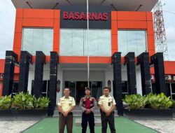 Sambangi Kantor Basarnas, Satsamapta Polresta Palangka Raya Koordinasikan Kesiapsiagaan Hadapi Bencana 