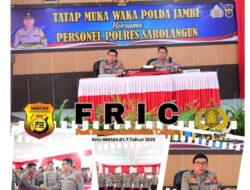Wakapolda Jambi Kunjungi Polres Sarolangun, Tekankan Profesionalisme dan Respons Cepat Layanan Masyarakat