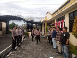 Jaga Kesiapan Tugas dan Pelayanan, Pamapta I SPKT Polresta Palangka Raya Pimpin Apel Serah Terima Piket