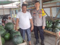 Perkuat Kamtibmas, Bhabinkamtibmas Polsek Pahandut Sambangi Ketua RT di Kelurahan Pahandut