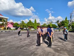 Apel Siang Sebelum Pulang, Personel Polresta Palangka Raya Terima Arahan Pimpinan