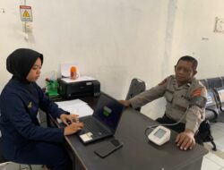 Awaki Klinik Polresta Palangka Raya, Sidokkes Beri Layanan Pemeriksaan Kesehatan 