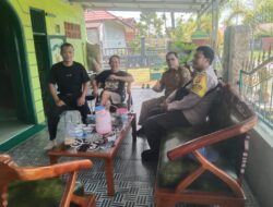 Sambangi Ketua RW, Bhabinkamtibmas Langkai Ajak Optimalkan Satkamling di Pemukiman
