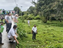 Amankan Pengukuran Lahan Posko Anti Narkoba, Polsek Pahandut Siaga di Puntun