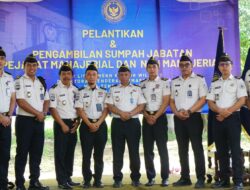 Pelantikan & Pengambilan Sumpah Jabatan Pejabat Manajerial dan Non Manajerial di Lingkungan Kanwil Ditjenpas NTB