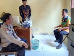 Di Kantor Kelurahan Marang, Bhabinkamtibmas Polsek Bukit Batu Edukasikan Layanan Polri 110
