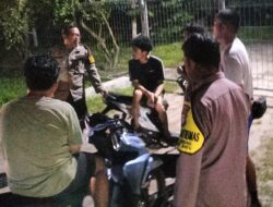 Cegah Kenakalan Remaja, Polsek Bukit Batu Hampiri Tongkrongan Anak Motor