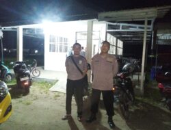 Cegah Gangguan, Polsek Sabangau Rutin Patroli Harkamtibmas