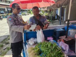 Di Hadapan Warganya, Polsek Bukit Batu Sosialisasikan Yanduan Propam Polri