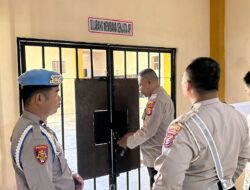 Perketat Pengawasan di Internal, Pamapta III SPKT dan Piket Fungsi Polresta Palangka Raya Cek Rutan