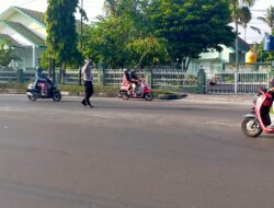 Atur Arus Pagi, Polsek Pahandut Hadirkan Pelayanan Lalu Lintas di Jalan Ahmad Yani