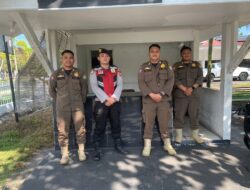 Jaga Kamtibmas Objek Vital, Satsamapta Polresta Palangka Raya Patroli ke Pos Jaga Istana Isen Mulang