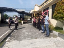 Cek Kesiapan Personel, Pamapta I SPKT Polresta Palangka Raya Pimpin Apel Serah Terima 