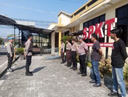 Pastikan Kesiapsiagaan Personel Piket, Pamapta II SPKT Polresta Palangka Raya Pimpin Serah Terima Tugas