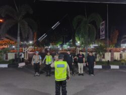 Apel KRYD Polsek Pahandut, Personel Siap Antisipasi Balap Liar di Malam Hari
