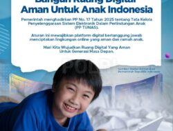 PP TUNAS Hadir, Pemerintah Perkuat Perlindungan Anak di Ruang Digital Nasional