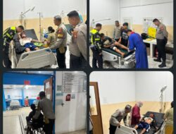 Korban Laka Lantas di Tanjung Tengang Segera Dievakuasi ke RSUD Oleh Personil Polres Melawi