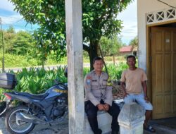 Rangkul Warga di Marang, Bhabinkamtibmas Polsek Bukit Batu Hadirkan Rasa Aman
