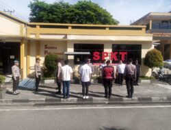 Pastikan Kesiapan Personel, Pamapta II SPKT Polresta Palangka Raya Pimpin Serah Terima Piket