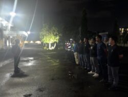 Pastikan Kesiapan Personel, Polresta Palangka Raya Gelar Apel Sebelum Patroli Harkamtibmas