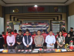 Bukti Langkah Tegas Lindungi Masyarakat dari Ancaman Narkoba, Polres Kotim Musnahkan 1.297,45 Gram Sabu